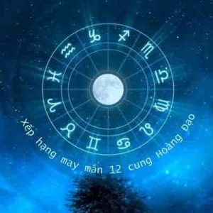 Xếp hạng may mắn 12 cung Hoàng Đạo